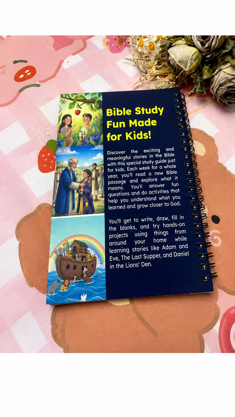 Kids Bible Study Workbook And Sunday School Activity Journal