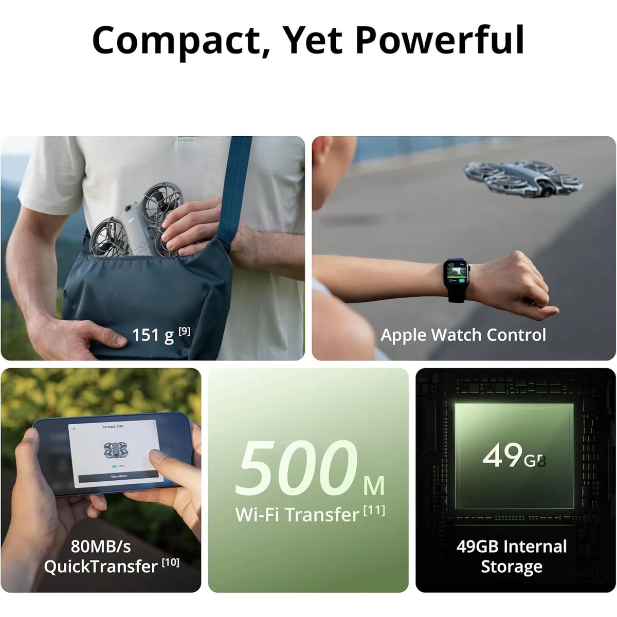 DJI Neo 2 Fly More Combo 4K Camera Drone Accessories