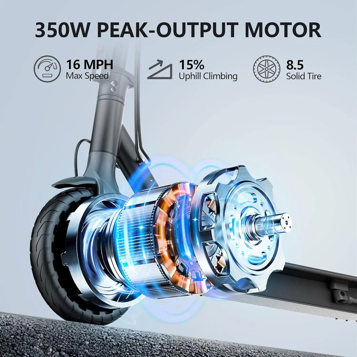 Ladped Foldable Electric Scooter For Adult Urban Commuting