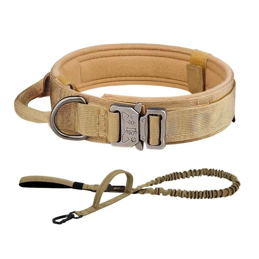 PETRAVEL Tactical Training Collar And Leash Set With Control Handle