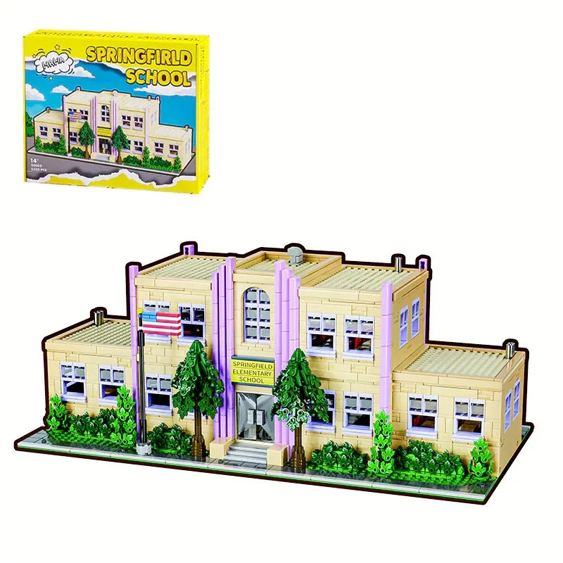 Barweer Springfield Street Building Blocks Three In One Town Kit