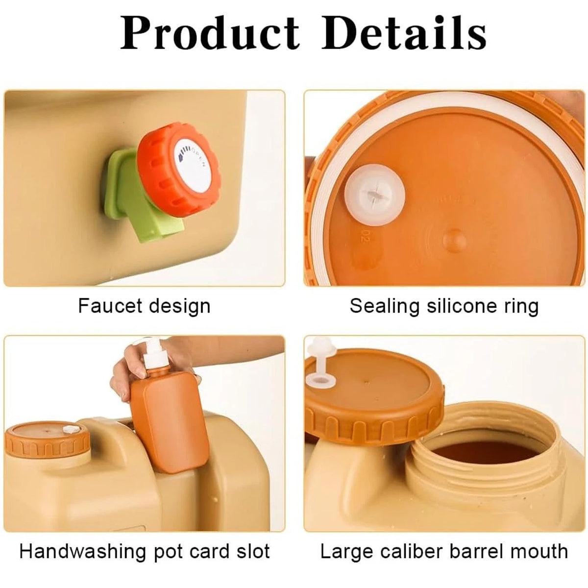 Portable Camping Water Storage Bag With Convenient Spigot