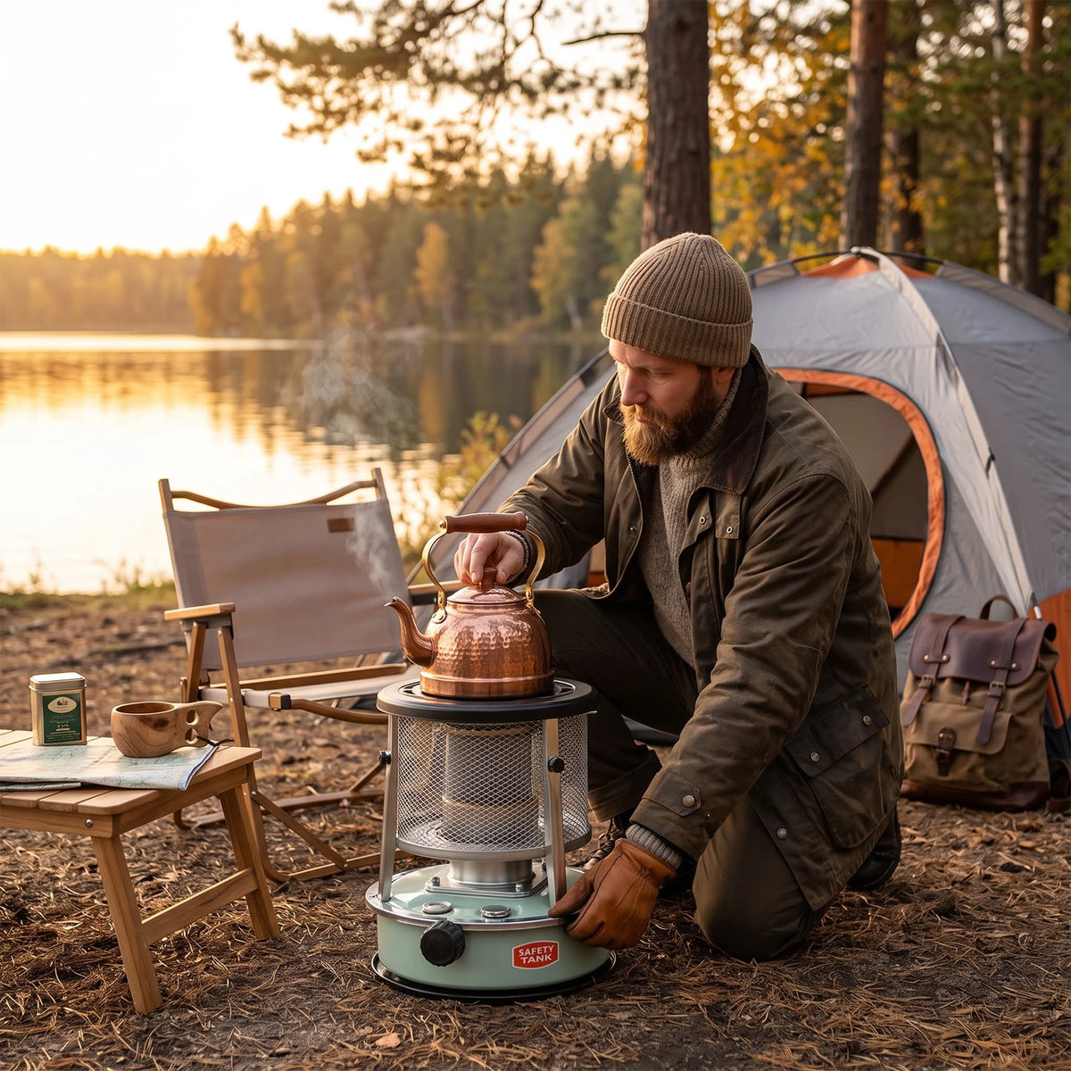 Portable Outdoor Kerosene Heater for Camping Garage and Emergency Use
