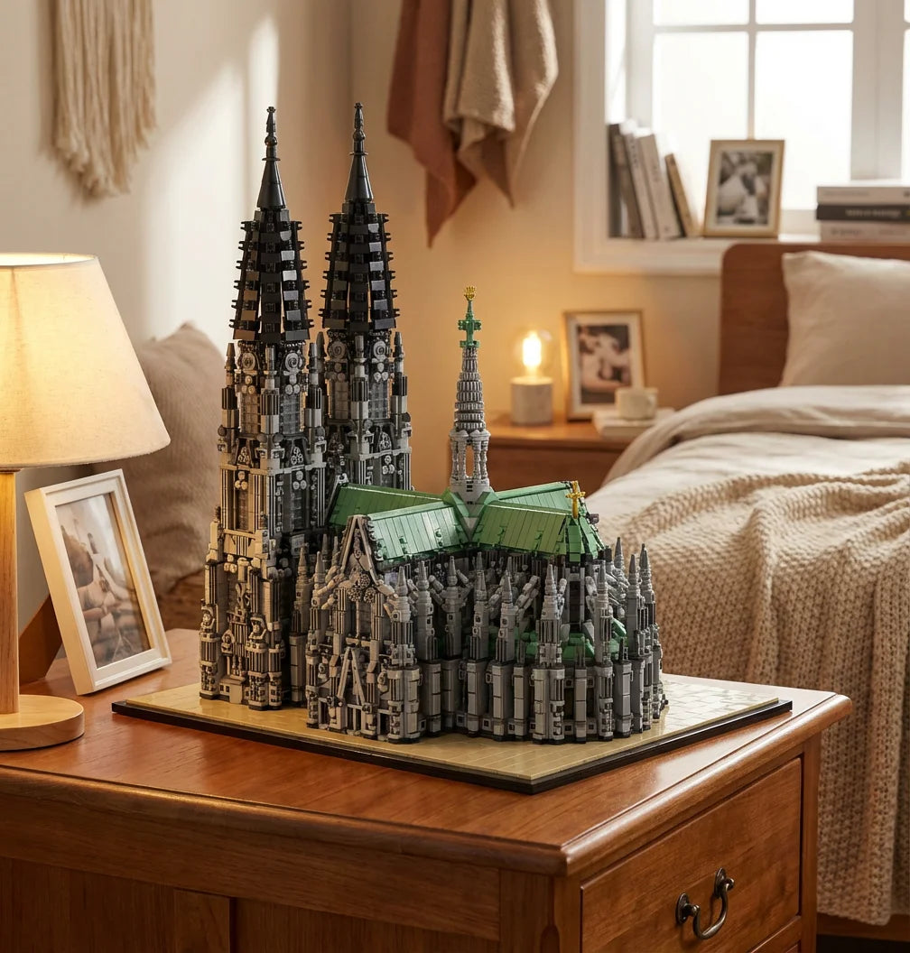 Barweer Cologne Cathedral Gothic Architecture Building Blocks Model Kit