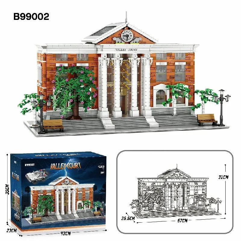 Barweer Modular Courthouse Building Blocks Architecture Model Kit