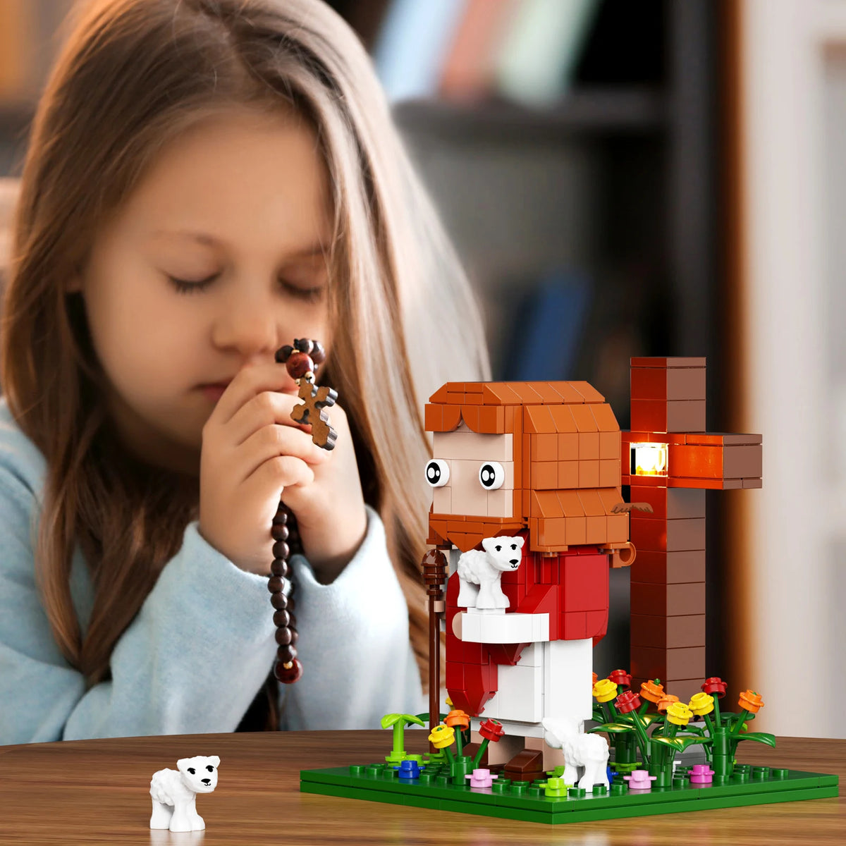 BuildMoc Jesus Crucifixion Building Block Faith Model Set