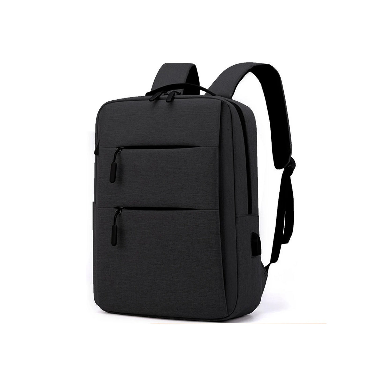 Water Resistant Laptop Backpack With USB Charging Port For Commuters
