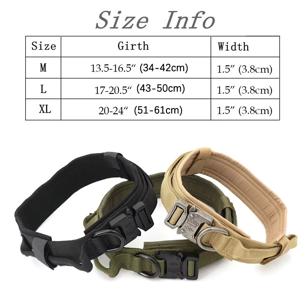 PETRAVEL Tactical Training Collar And Leash Set With Control Handle