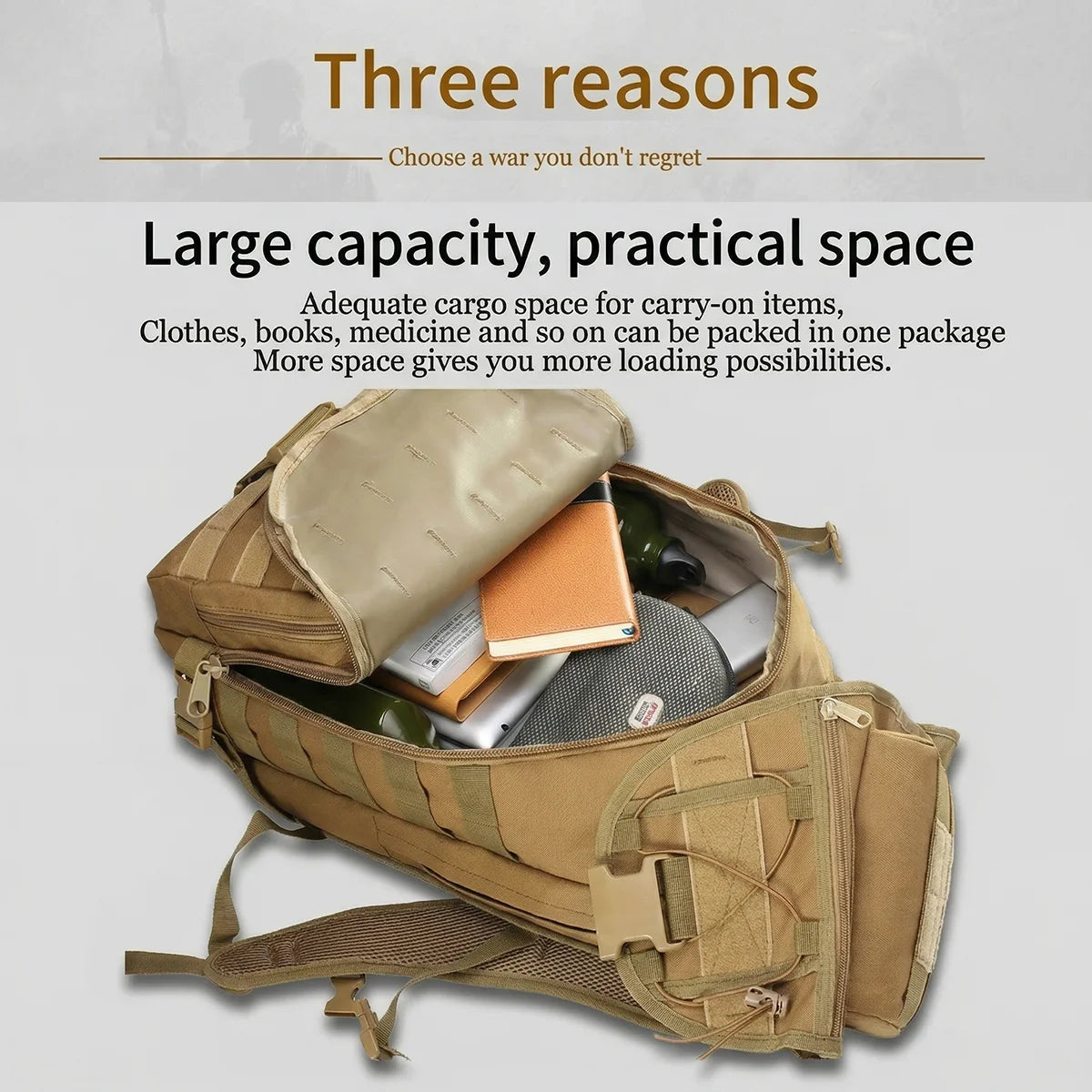 ReFire Gear Tactical Commuter Backpack With MOLLE Storage System