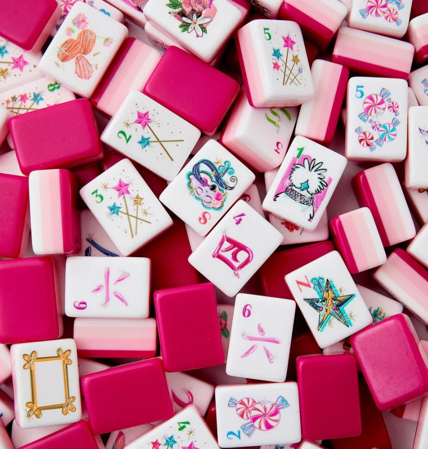 Premium Acrylic American Mahjong Set With 160 Game Pieces