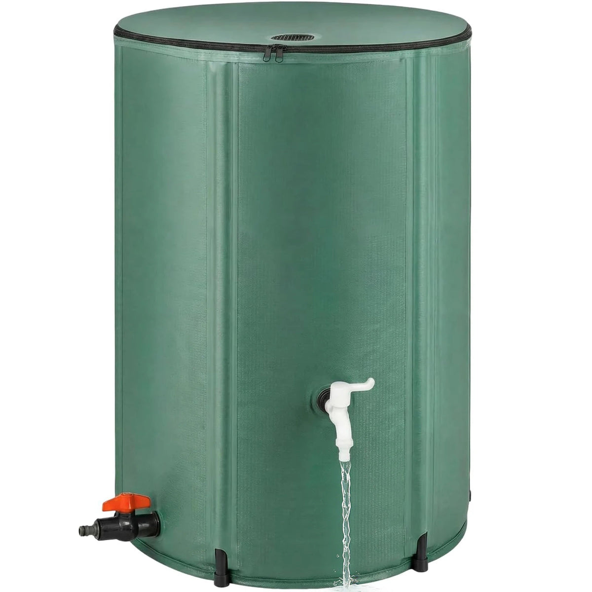 Collapsible Rain Barrel Water Collection Tank for Garden Irrigation