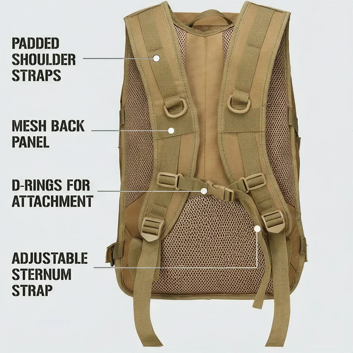 ReFire Gear Tactical Commuter Backpack With MOLLE Storage System