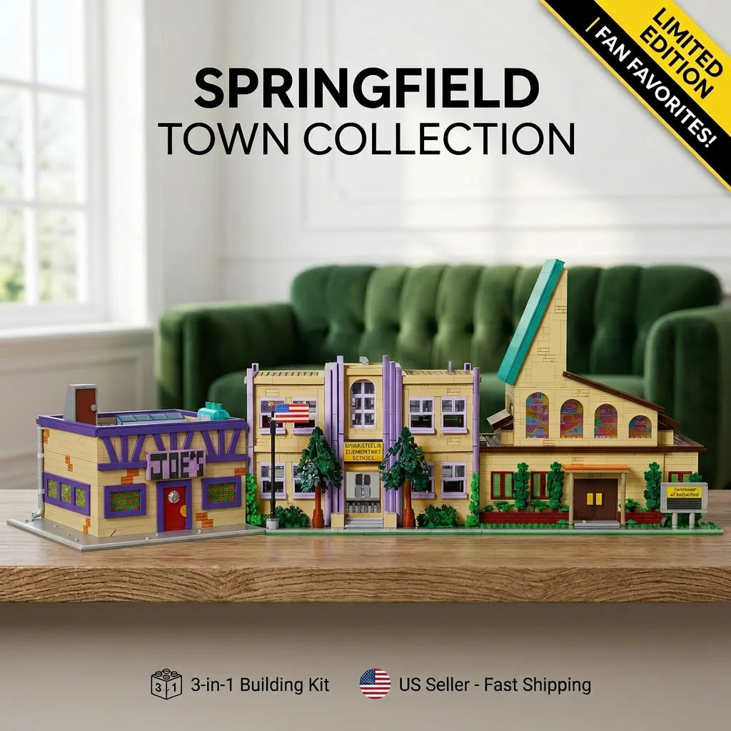 Barweer Springfield Street Building Blocks Three In One Town Kit
