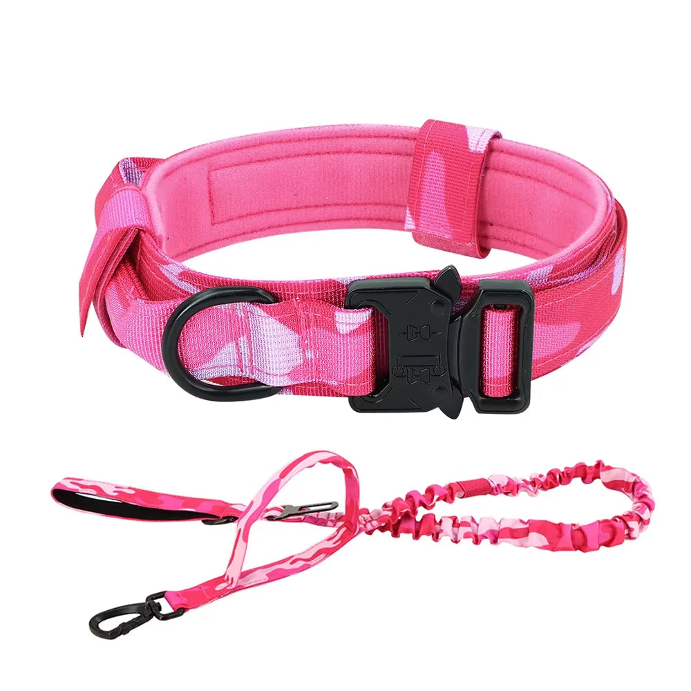 PETRAVEL Tactical Training Collar And Leash Set With Control Handle