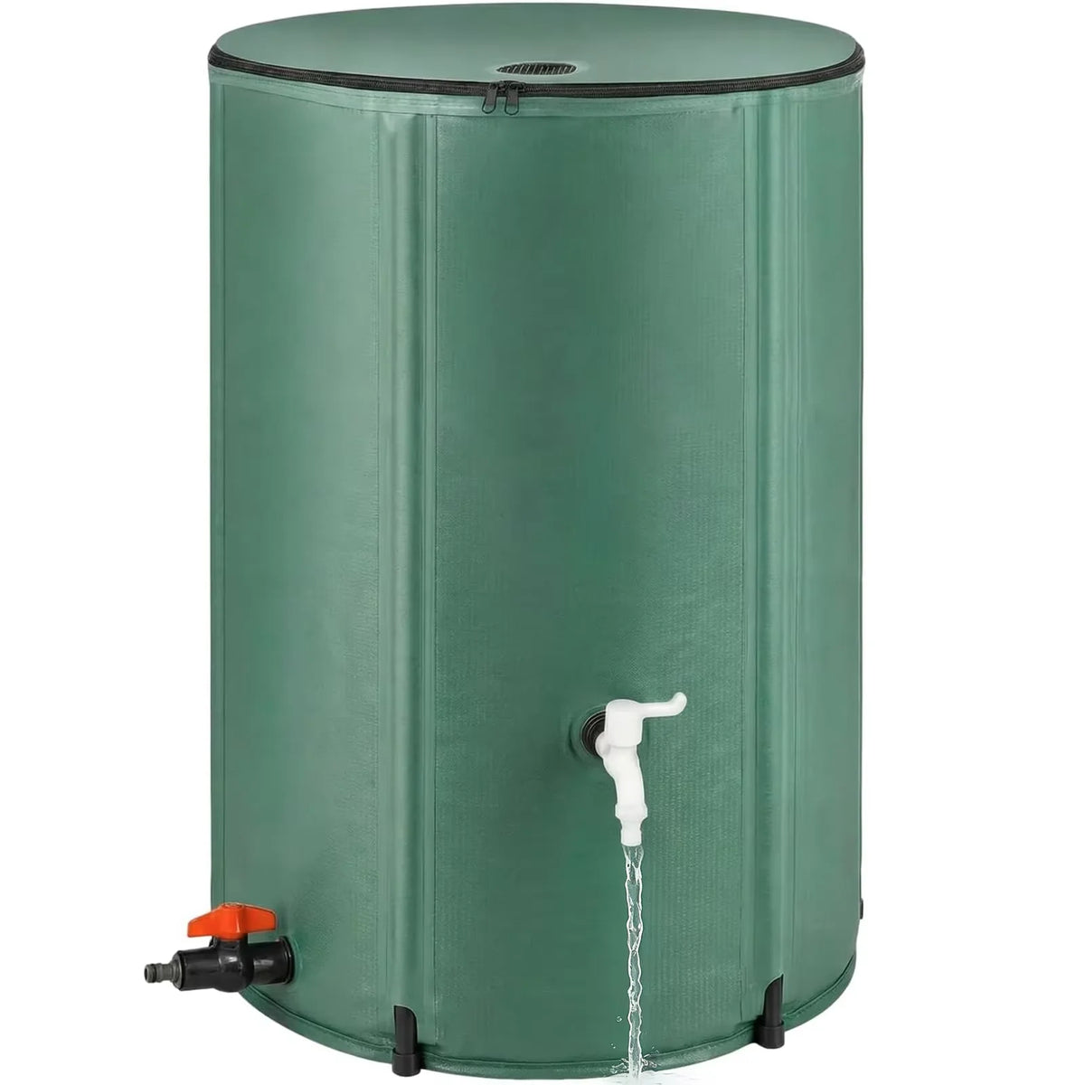 Collapsible Rain Barrel Water Collection Tank for Garden Irrigation