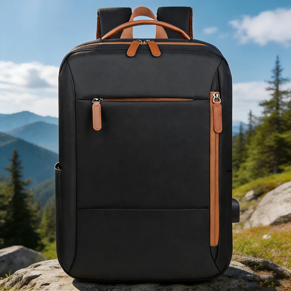 OGEHUAFEE Lightweight Nylon Business Travel Commuter Laptop Backpack