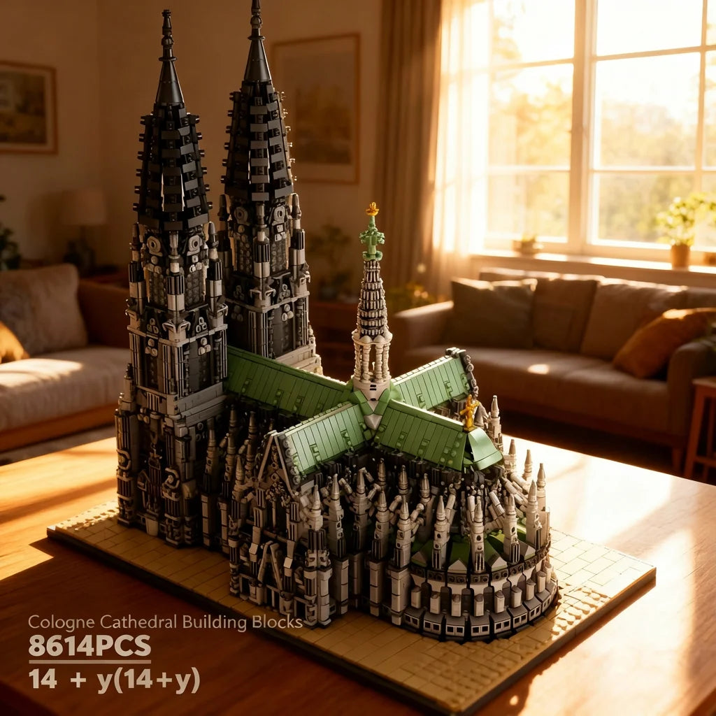 Barweer Cologne Cathedral Gothic Architecture Building Blocks Model Kit