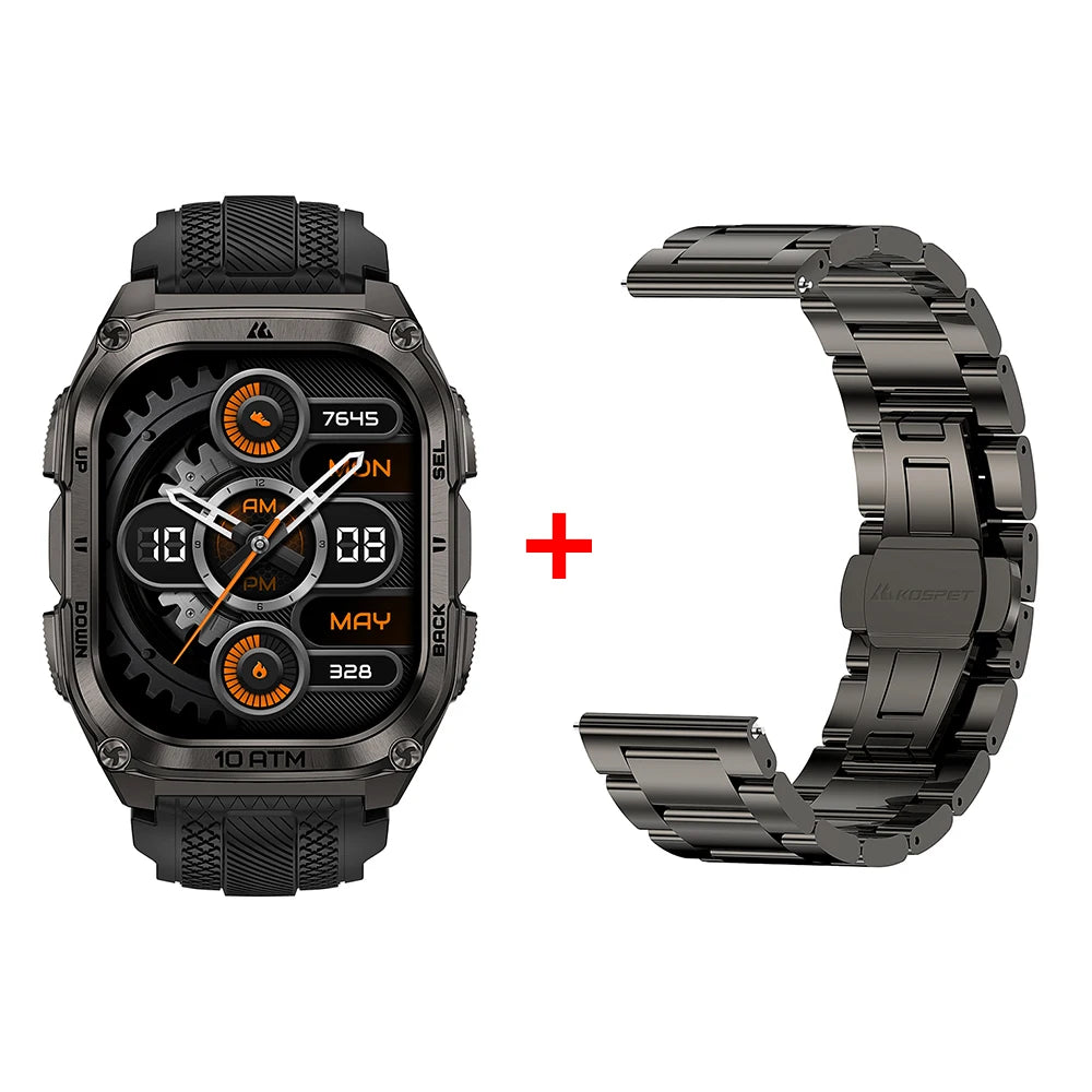 Kospet Tank M4 Smartwatch Featuring Durable Design And Health Tracking