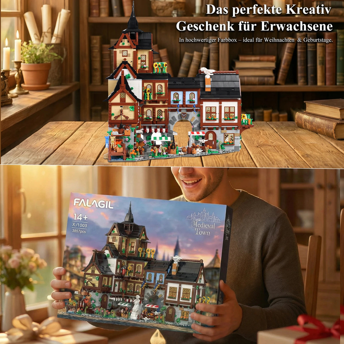 Barweer Medieval Town Modular Building Blocks Architecture Set