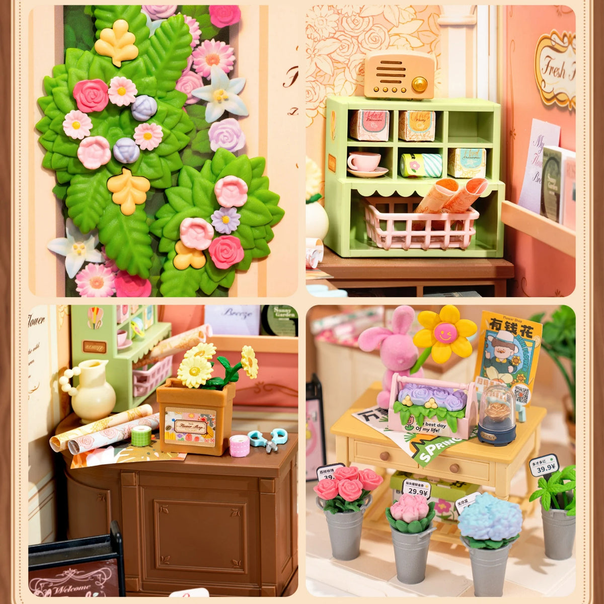 Rolife DIY Miniature Dollhouse Puzzle Kit With LED Light