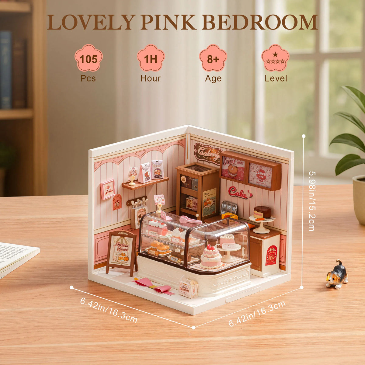 Rolife DIY Miniature Dollhouse Puzzle Kit With LED Light