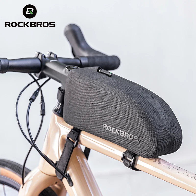 ROCKBROS Waterproof Hard Shell Bicycle Top Tube Storage Bag