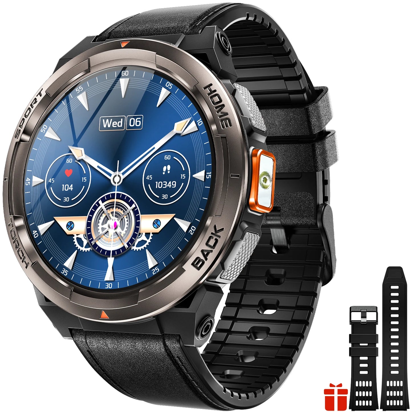 EIGIIS KE5 Smart Watch Featuring Compass Barometer Waterproof Sports Design