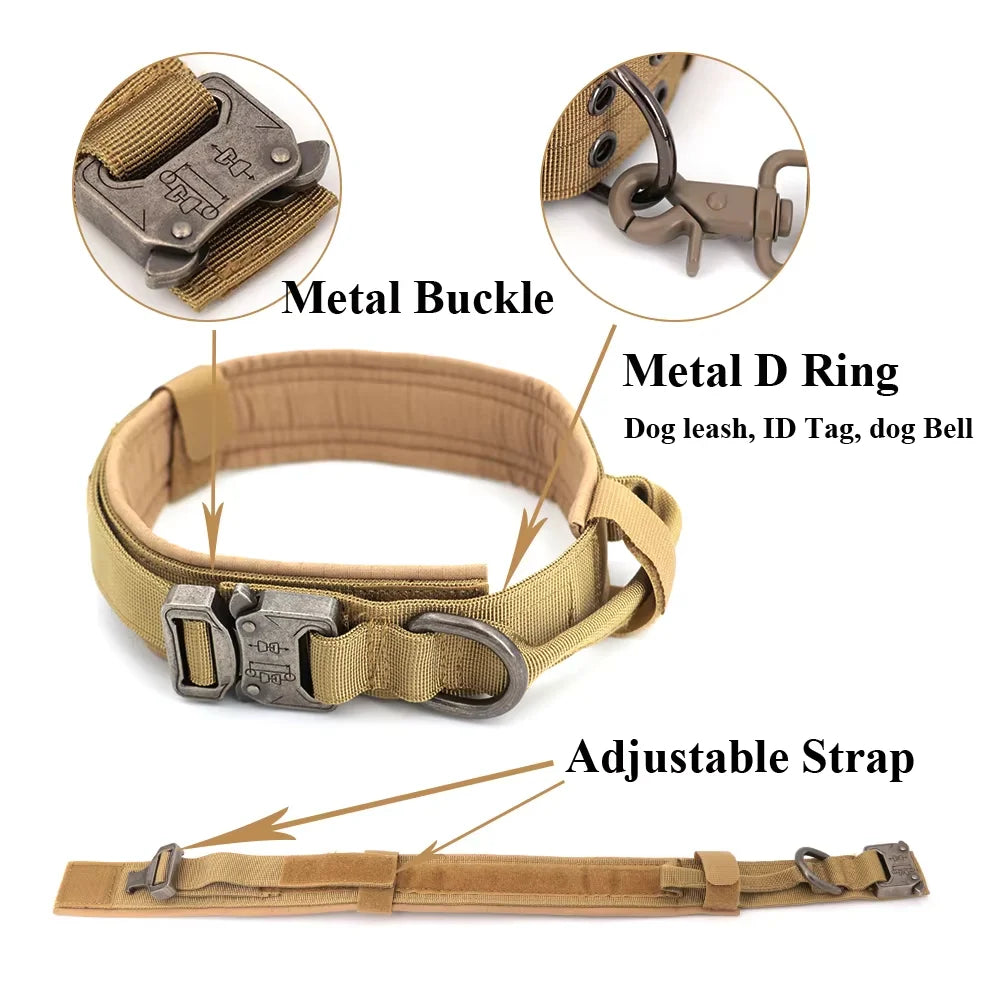 PETRAVEL Tactical Training Collar And Leash Set With Control Handle