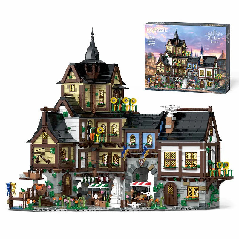 Barweer Medieval Town Modular Building Blocks Architecture Set