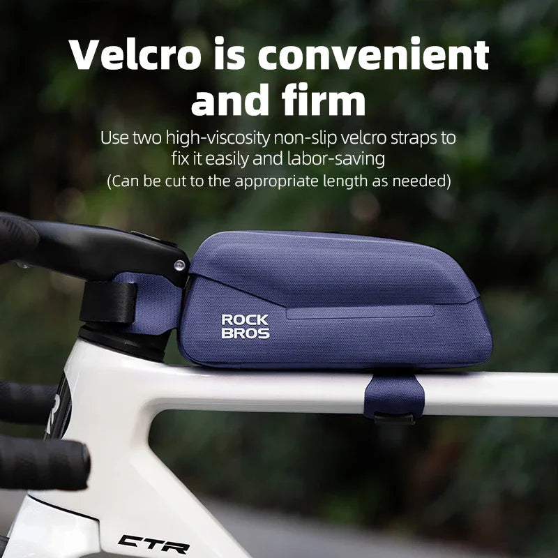 ROCKBROS Magnetic Waterproof Bike Top Tube Storage Bag