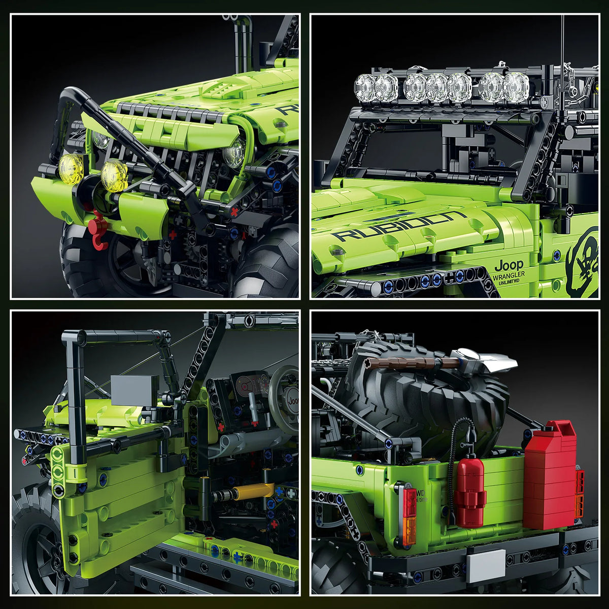 KAVOWORLD Technical Off Road Truck Building Blocks STEM Toy Builder Kit