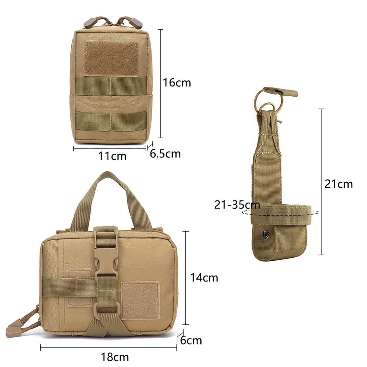 PETRAVEL Tactical Dog Harness Set with Molle Pouches and Leash
