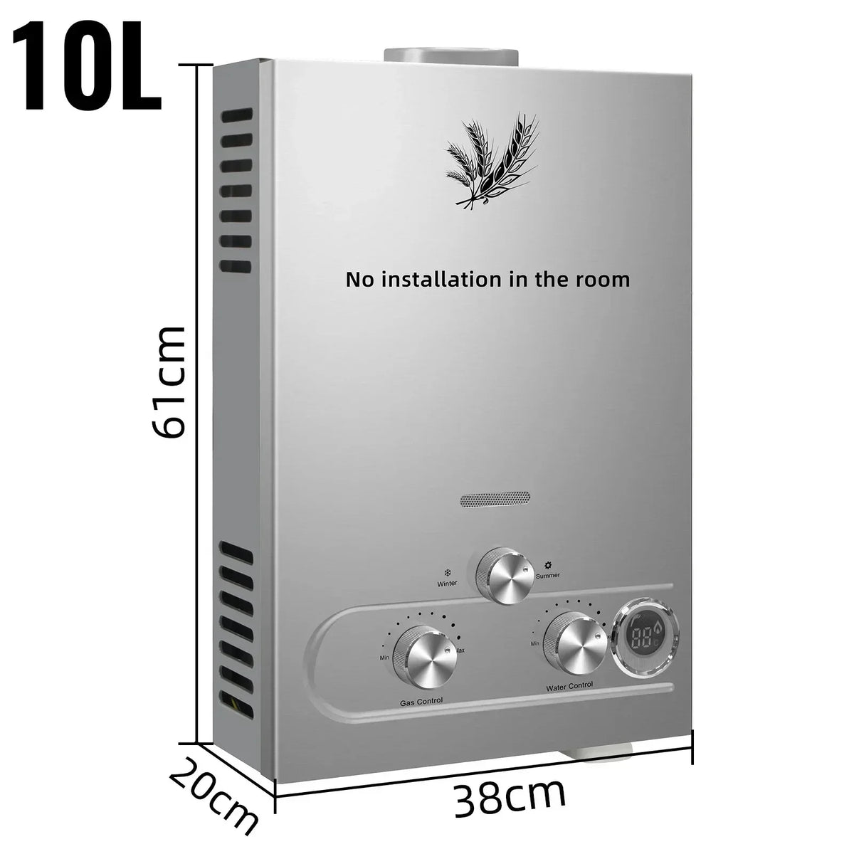SIHAO Portable Tankless LPG Water Heater With Shower Kit