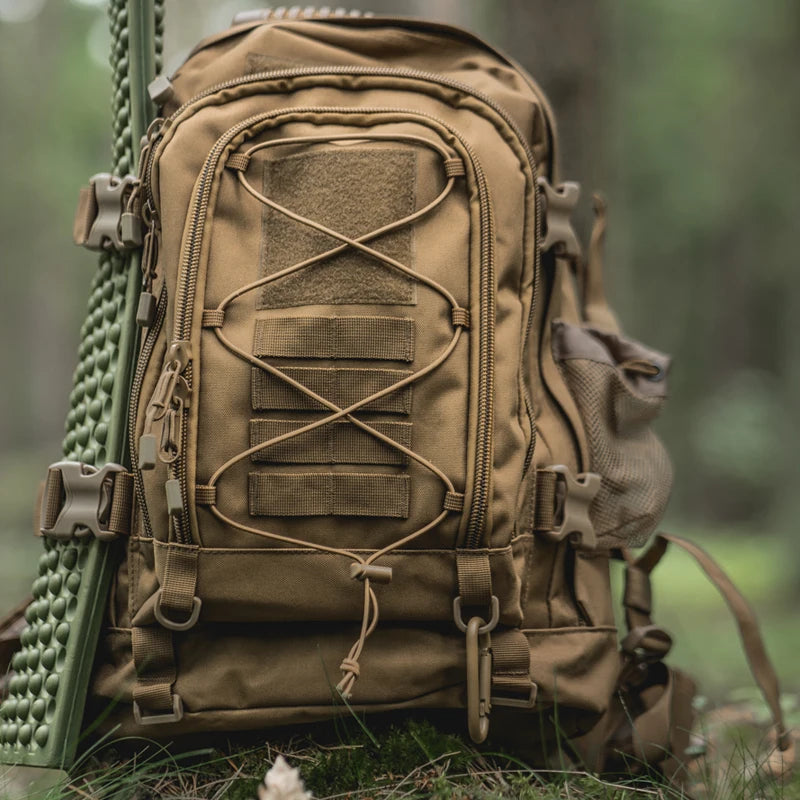 LQARMY Tactical Backpack Durable Nylon Bag For Hiking Camping Travel