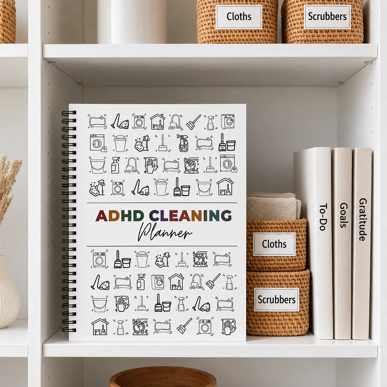 ADHD House Cleaning Planner And Decluttering Journal