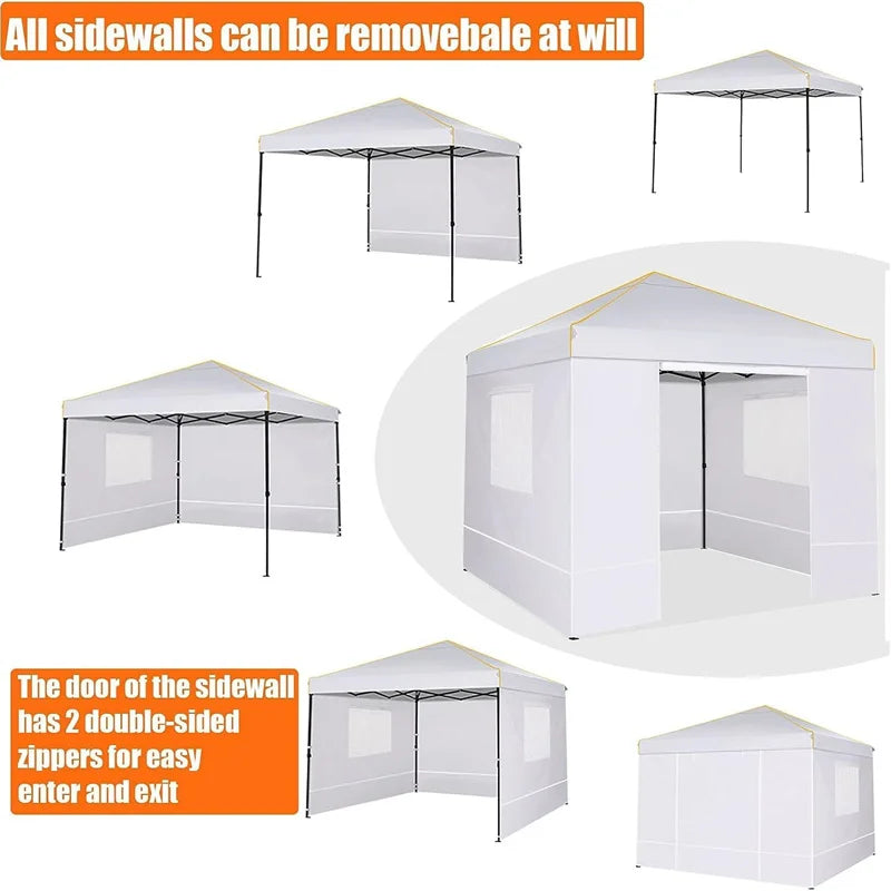 Tooluck Pop Up Canopy With Sidewalls Mosquito Net Instant Gazebo