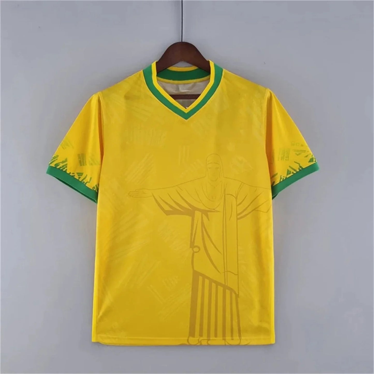 Brazil Jesus Football Training Jersey Quick Drying Polyester Shirt