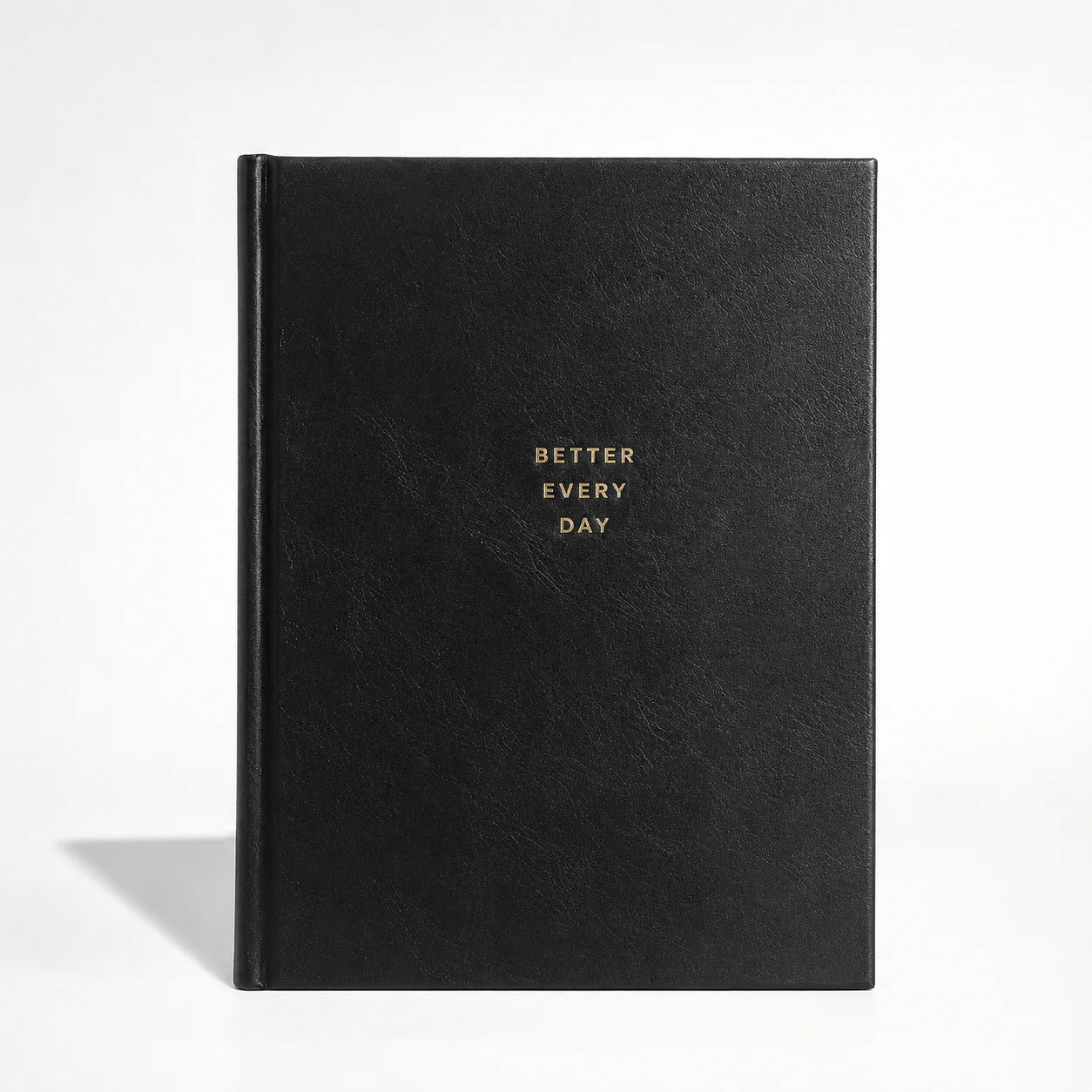 Hardcover Leather Daily Planner For Undated Productivity Journaling