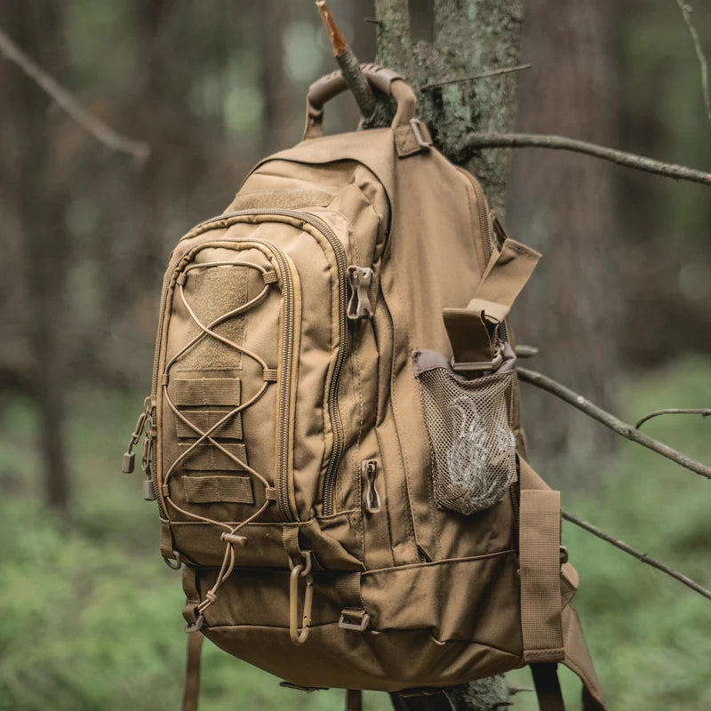 LQARMY Tactical Backpack Durable Nylon Bag For Hiking Camping Travel