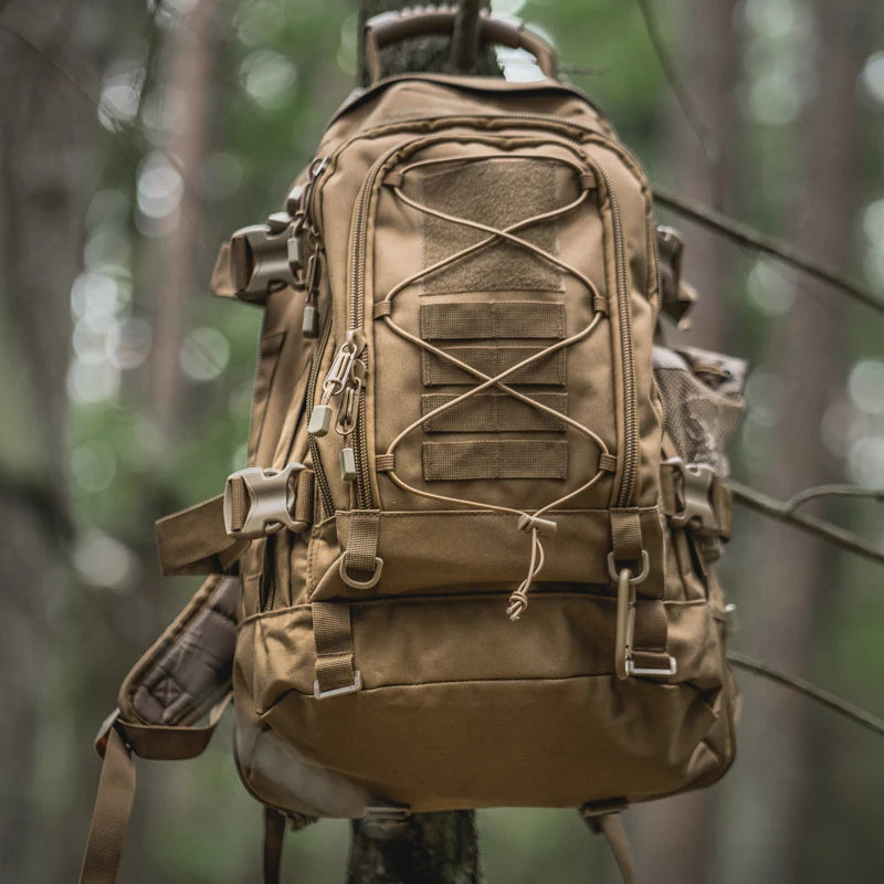 LQARMY Tactical Backpack Durable Nylon Bag For Hiking Camping Travel