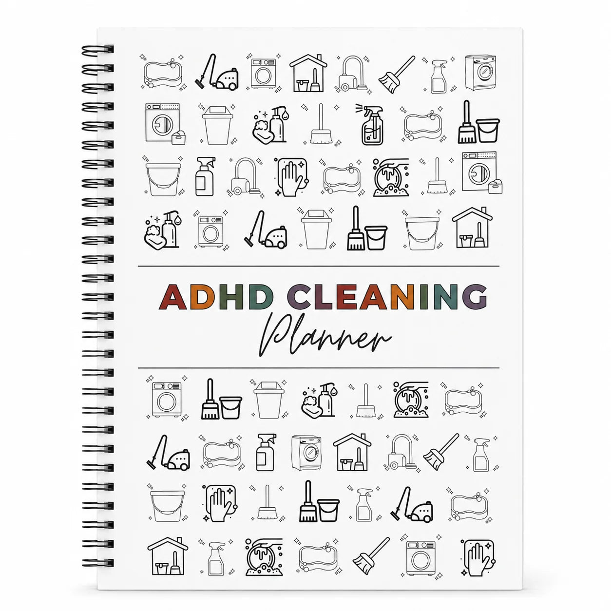ADHD House Cleaning Planner And Decluttering Journal