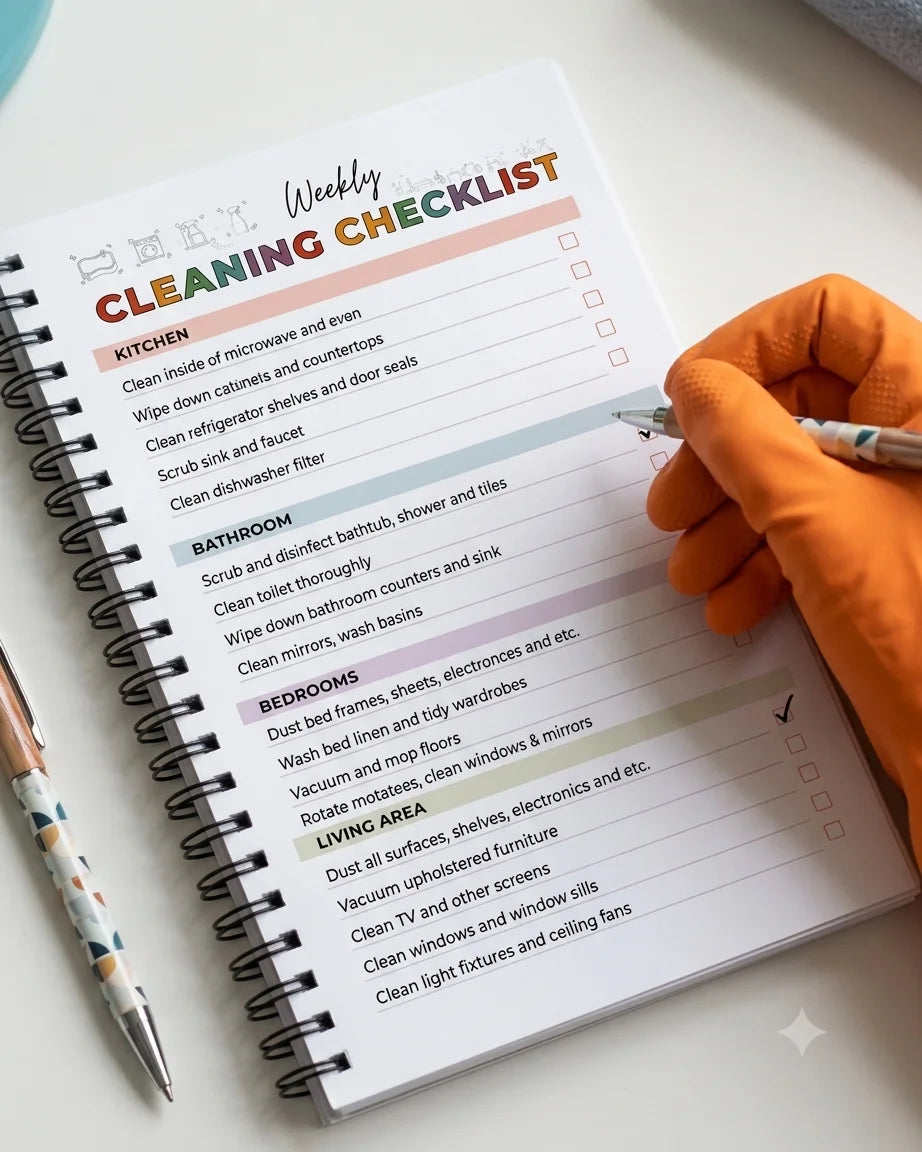 ADHD House Cleaning Planner And Decluttering Journal