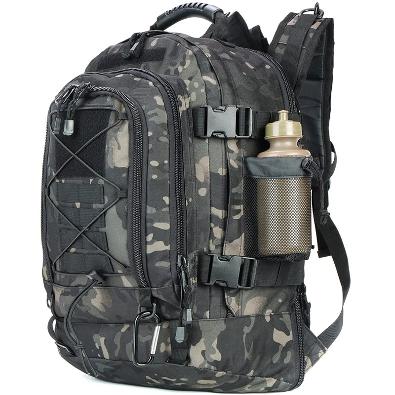 LQARMY Military Tactical Backpack With MOLLE Design For Outdoor Hiking
