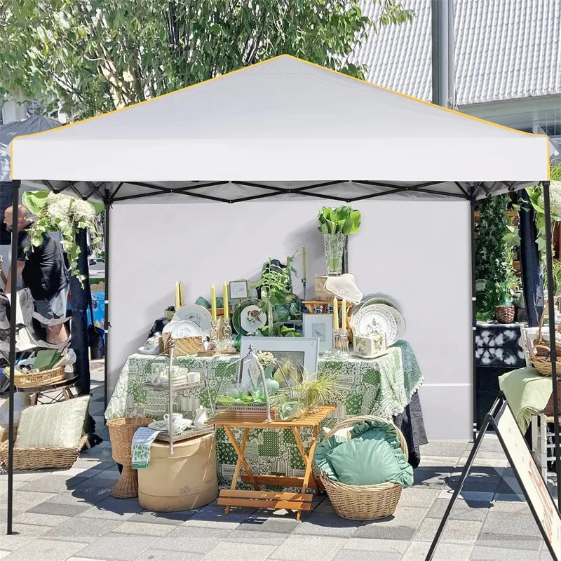 Tooluck Pop Up Canopy With Sidewalls Mosquito Net Instant Gazebo