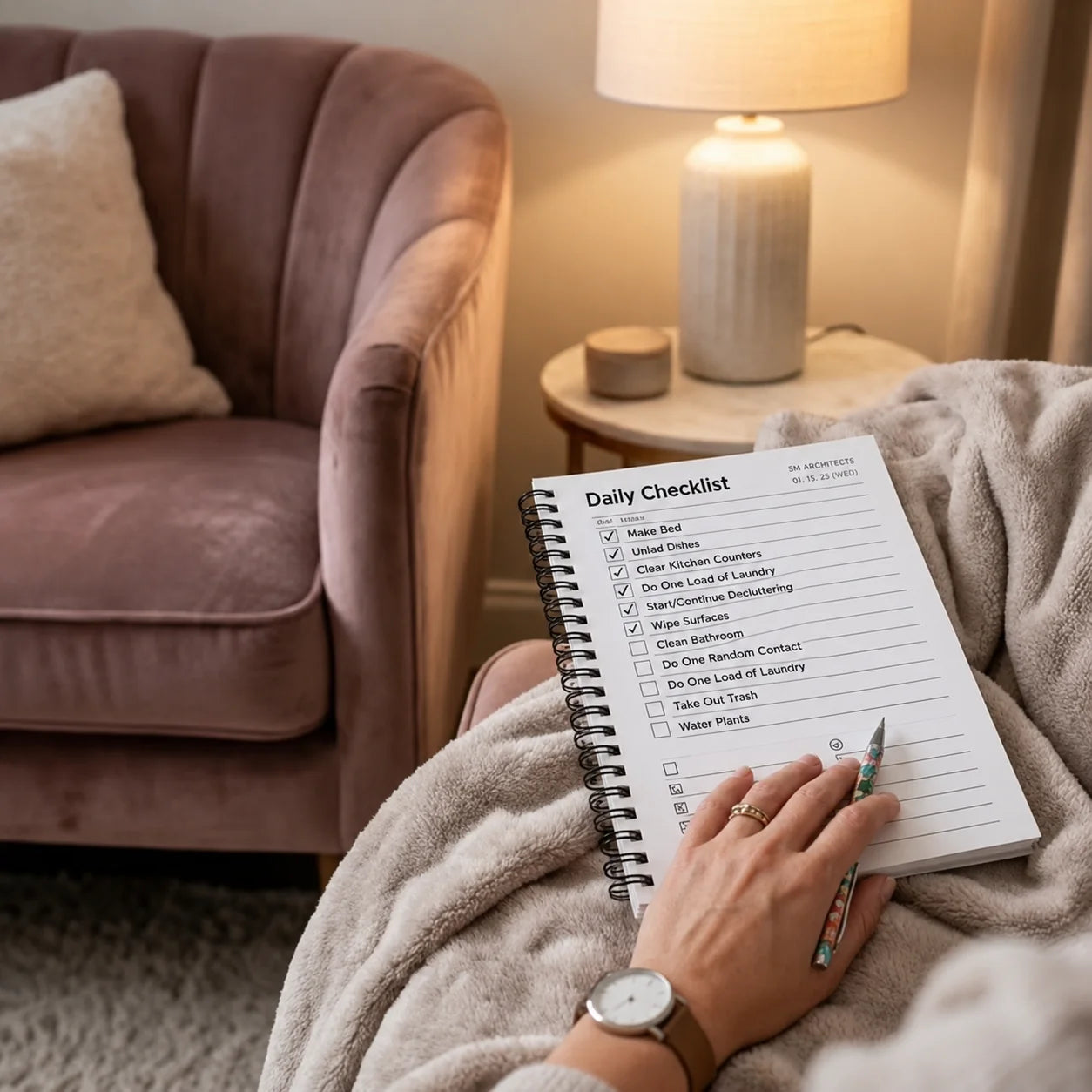 ADHD House Cleaning Planner And Decluttering Journal