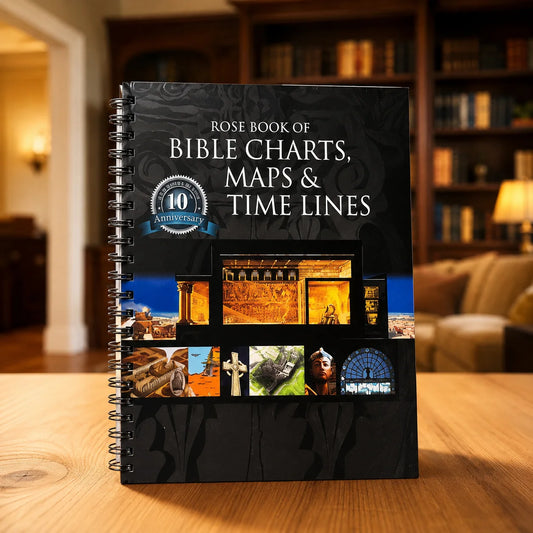 Spiral Bound Bible Charts Maps And Timeline Study Reference