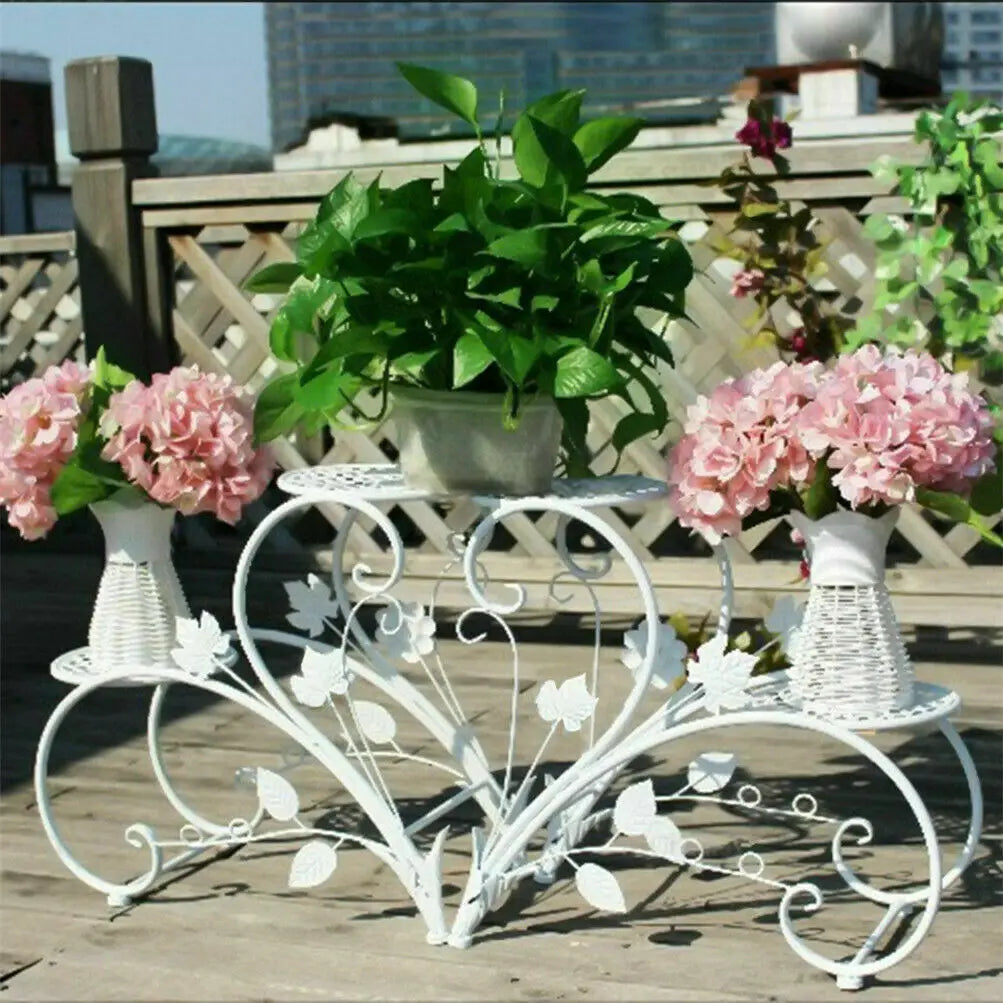 Wisfor Four Tier Metal Plant Stand Flower Pot Holder Rack