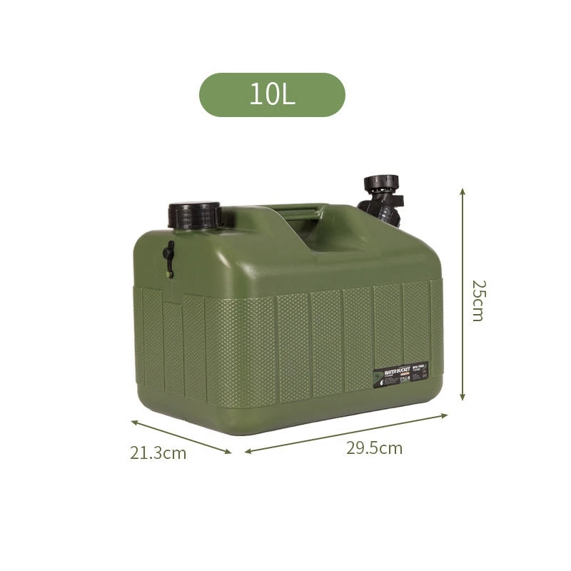Collapsible Peva Water Tank Carrier With Spigot For Outdoor Camping