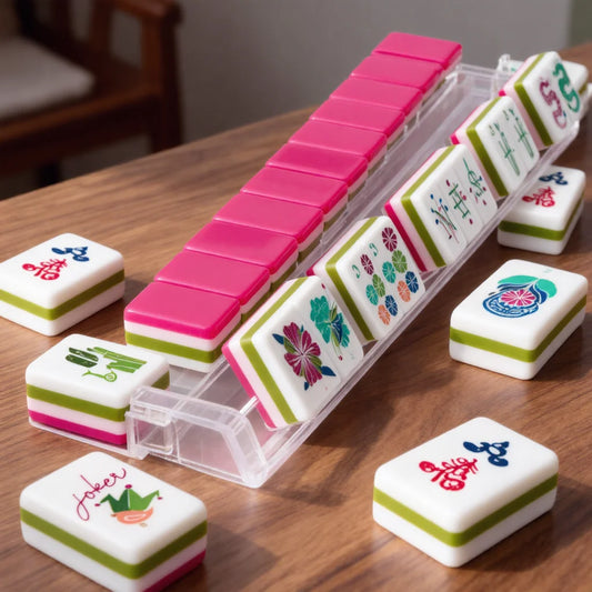 Premium Acrylic American Mahjong Set With 160 Game Pieces