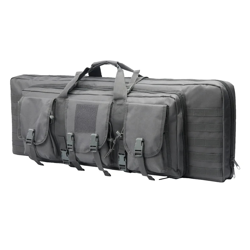 LQARMY Tactical Double Rifle Case Molle Gun Backpack Hunting Holster